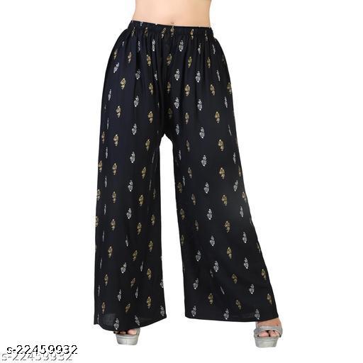 Trendy Printed Palazzo Pants for Women – Combo Pack - Zeyoria