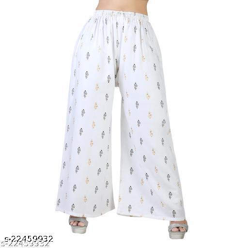 Trendy Printed Palazzo Pants for Women – Combo Pack - Zeyoria