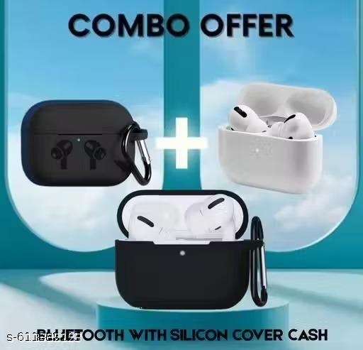 True Wireless Bluetooth Headphone earphone Airpods Pro (with case cover) Trending earbuds with 2-3 Hrs Playtime & Compatible for all Smartphones#earbuds#Airpods#Earphones#Noise cancelling earbuds#Bluetooth earbuds