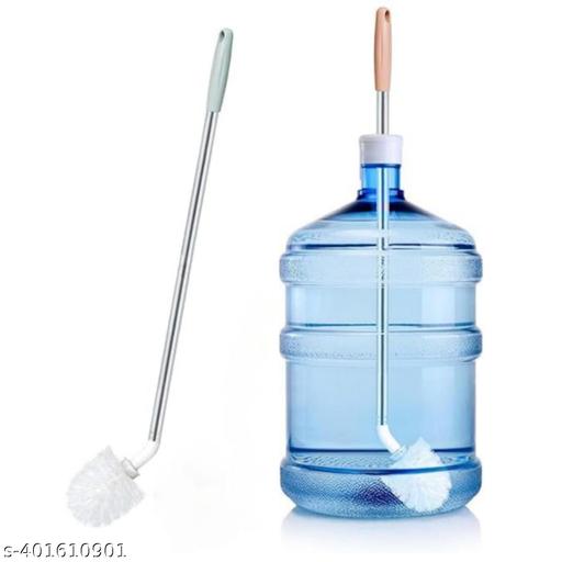 HEINRICHED Stainless Steel Can Water Bottle Cleaning Brush, Long Bottle Brush, 360° Spherical Brush Head, Non-Slip Handle, 20 LTR Water Bottle Multi-Use Brush and Gallon Water Jug Brush 