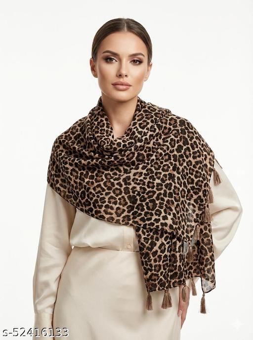 Trendy women multicolor georgette scarves
