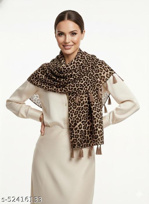 Trendy women multicolor georgette scarves - ZORA
