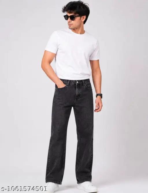 Men jeans dark grey  - ZORA