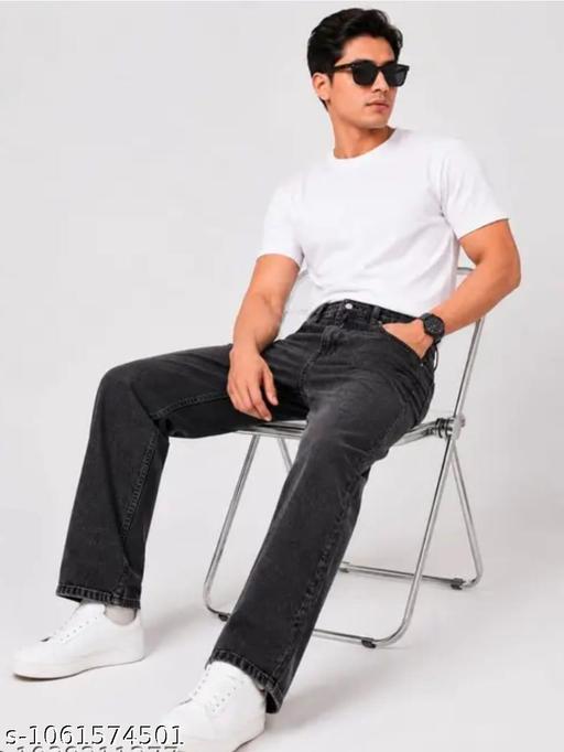 Men jeans dark grey  - ZORA