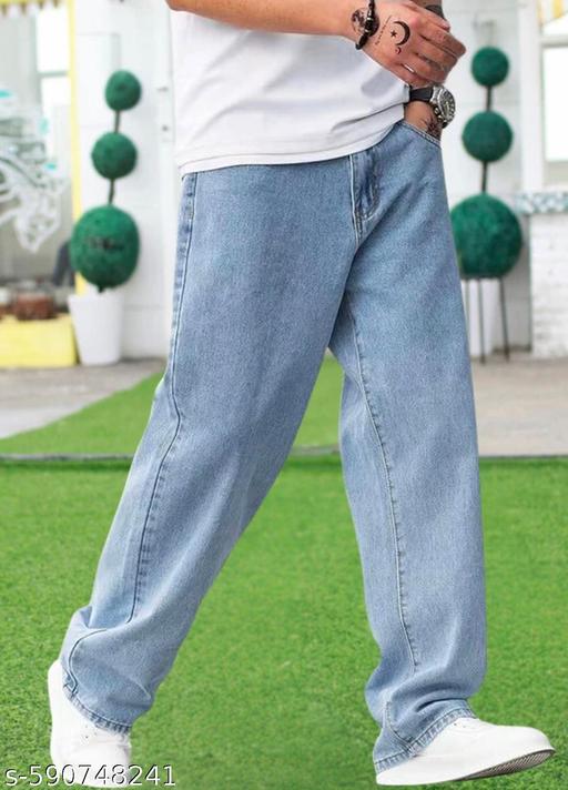 Light Blue Straight Fit Jeans 28/30/32 - ZORA