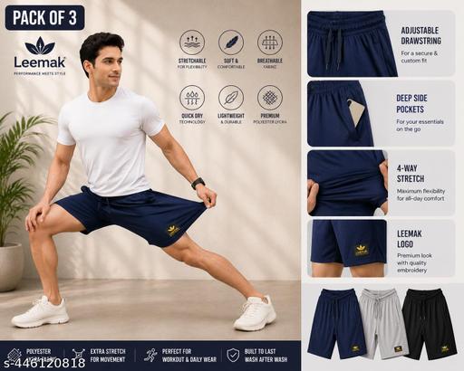Branded Mens sports Regular shorts for men - ZORA