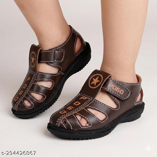 BUNNIES Sandals Boys & Girls Light Weight,Comfortable & Trendy ! Soft Footbed ! Casual and Stylish Sandals for Walking ,Working All Day Brown(6 Months To 12 Years ) - ZORA