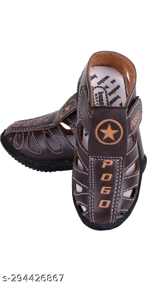 BUNNIES Sandals Boys & Girls Light Weight,Comfortable & Trendy ! Soft Footbed ! Casual and Stylish Sandals for Walking ,Working All Day Brown(6 Months To 12 Years ) - ZORA