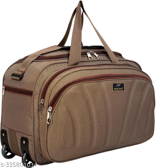 60 L Strolley Duffel Bag - Unisex Polyester Medium Size Travel Weekender Duffle Bag for Men & Women - ZORA