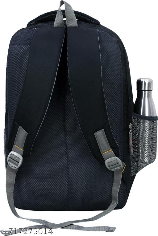 35 L Polyester School Bag with Padded Compartment, Multiple Pockets, Adjustable Shoulder Strap, and Sleek Professional Design For School & College - ZORA