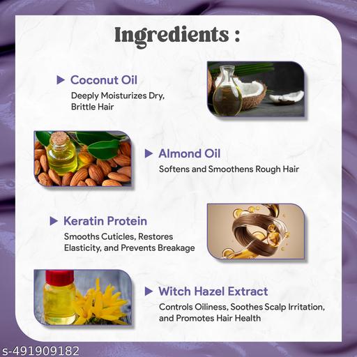LA’BANGERRY Keratin Protein Shampoo, Conditioner & Hair Serum Combo Pack | Complete Hair Smoothening & Repair Kit | Controls Frizz, Reduces Hair Breakage & Adds Shine | 3 item in set - ZORA