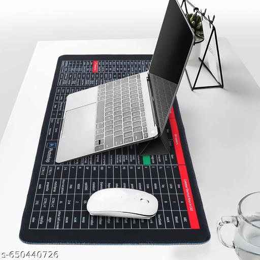 Anti-Slip Keyboard Pad with Office Software Shortcuts Pattern, Clear Extended Large Cheat Sheet Mouse Pad, Large Rubber Base Mice Smooth Cloth Desk Mat, Excel Shortcut Keys Mouse Pad (Miscrosoft Office Software, Photoshop) (800x300x2mm) - ZORA