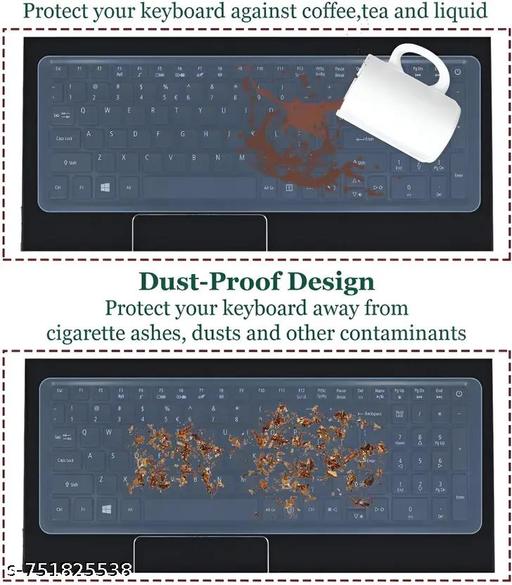 The Smart Choice best quality keyboard skin Transparent 15.6 inch, Keyboard Protector KeyBoard Guard Keyboard Skin - A3 (Pack of 1) - ZORA
