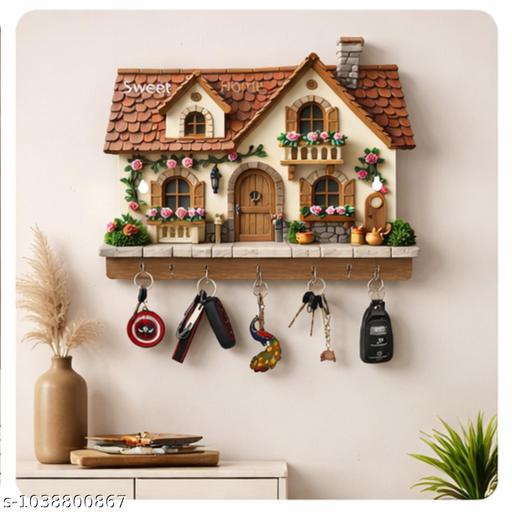 Welcome Home Designed Key Holder, Key Hanger for Home Decor Gift Items - Pack of 1 - ZORA