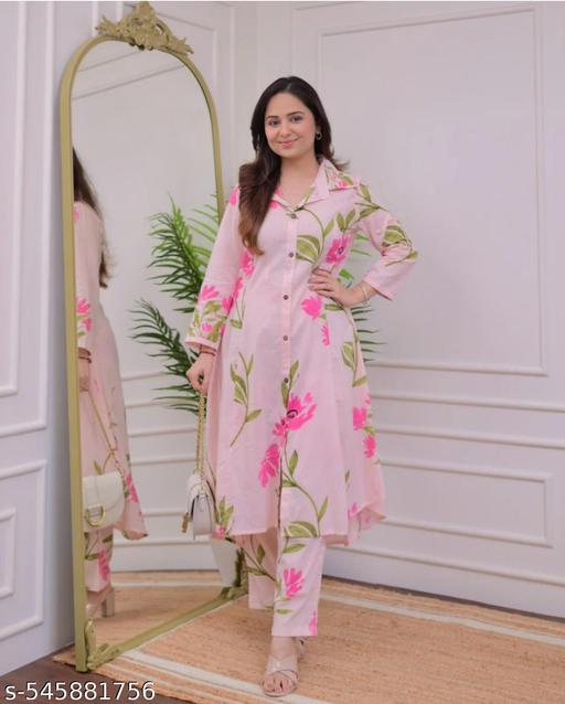 Women super printed kurta sets - ZORA