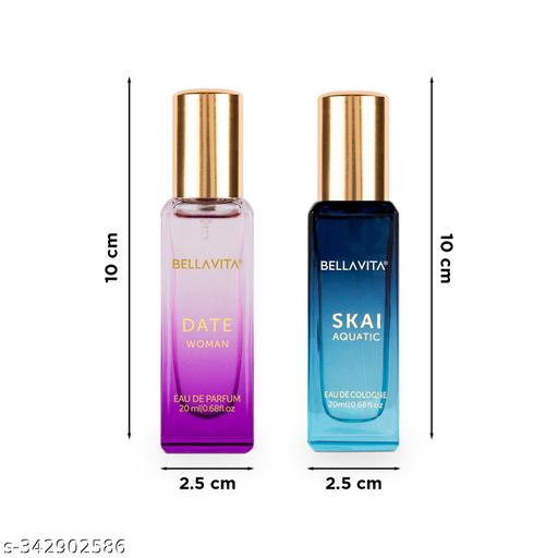 Luxury DATE Woman +SKAI Unisex Perfume Combo for Men and Women 40 ML (Pack of 2 Items 20ML Each) - ZORA