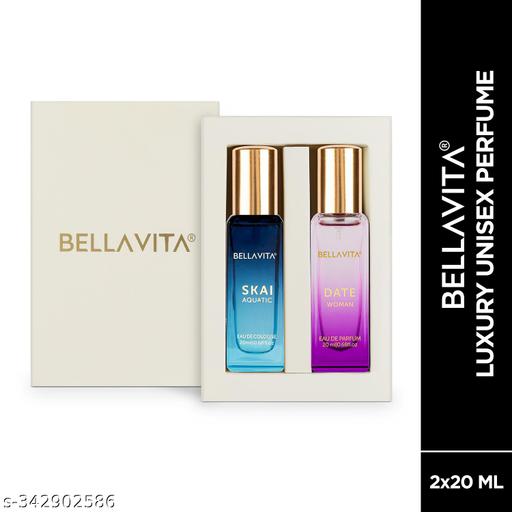 Luxury DATE Woman +SKAI Unisex Perfume Combo for Men and Women 40 ML (Pack of 2 Items 20ML Each) - ZORA