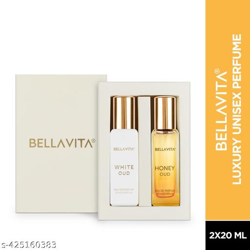Luxury WHITE OUD Unisex + HONEY OUD Unisex Perfume Combo for Men and Women 40 ML (Pack of 2 Items 20ML Each) - ZORA