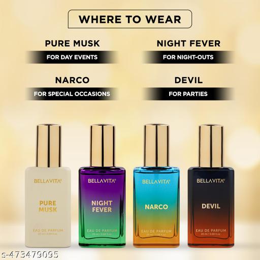 Eau De Perfume Unisex Gift Scents for Men and Women 4x20 ML - ZORA
