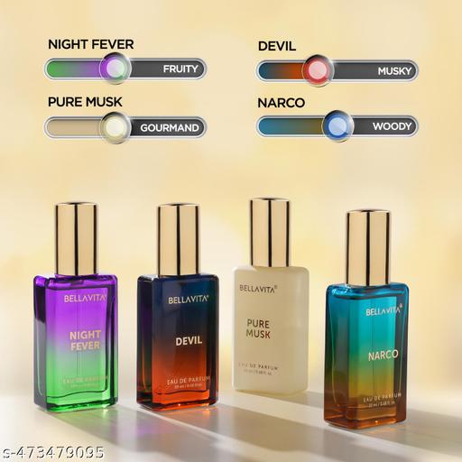 Eau De Perfume Unisex Gift Scents for Men and Women 4x20 ML - ZORA