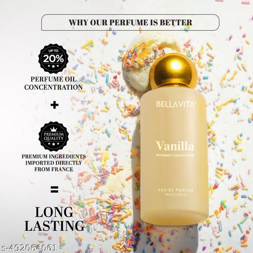 Vanilla- Gourmet Collection Woman Luxury & Long Lasting EDP Perfume for Unisex 100 ml - ZORA