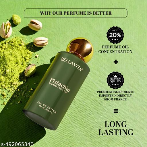 Pistachio- Gourmet Collection Long Lasting EDP Perfume for Unisex 100 ml - ZORA