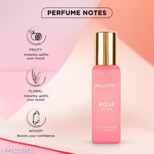 ROSE EDP Perfume 20 ml + Mocha Madness Matte Lipstick 4.2 gm for Women (Pack of 2 Items) - ZORA