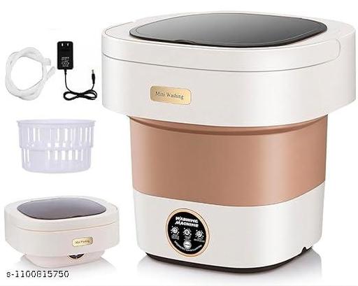  Washing Machine, 16L Mini Washing Machine With Spin Basket, Small Portable Washer Machine Suitable for Underwear Small Clothes Dryer Deep Cleaning for Kids - ZORA