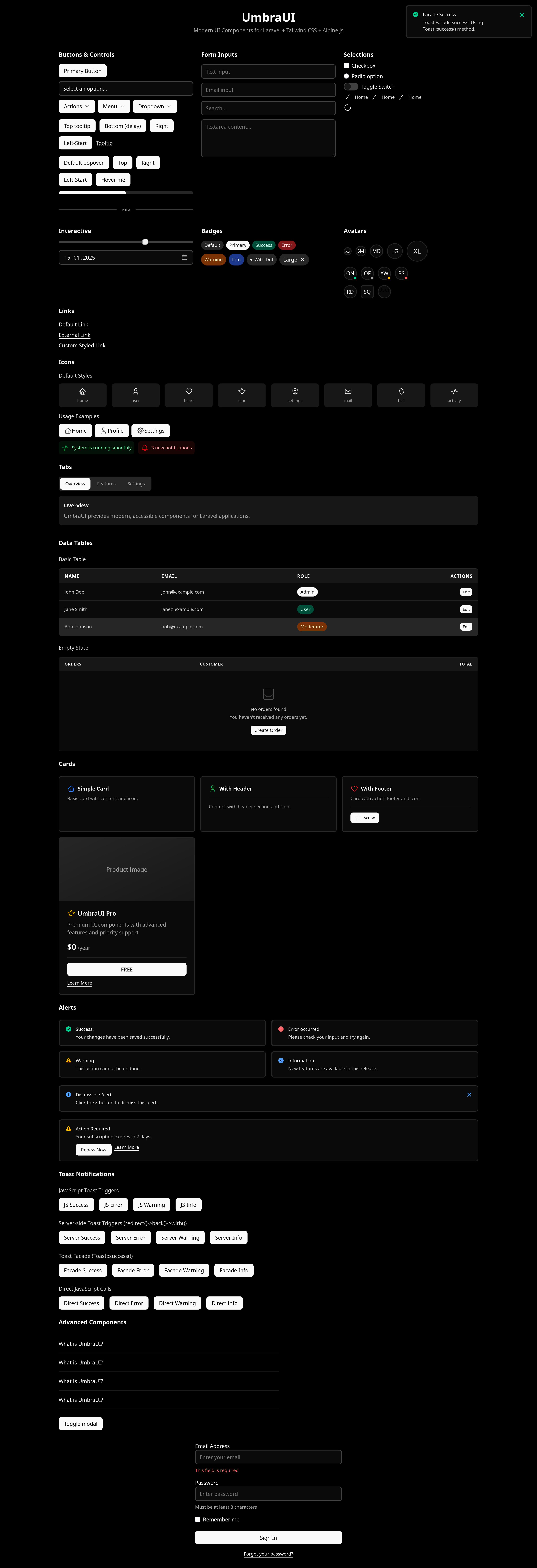 UmbraUI Dark Theme