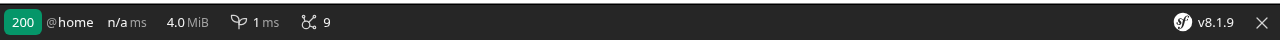 Profiler toolbar