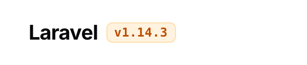 A monospaced version pill