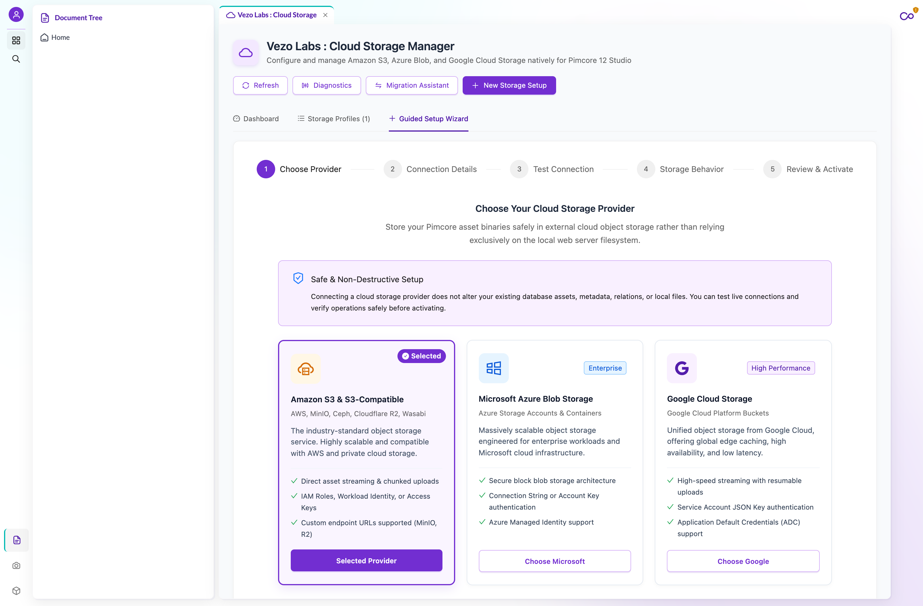Wizard Screen