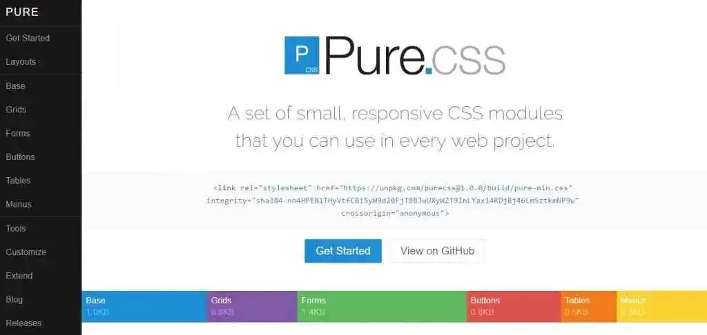 Purecss Framework