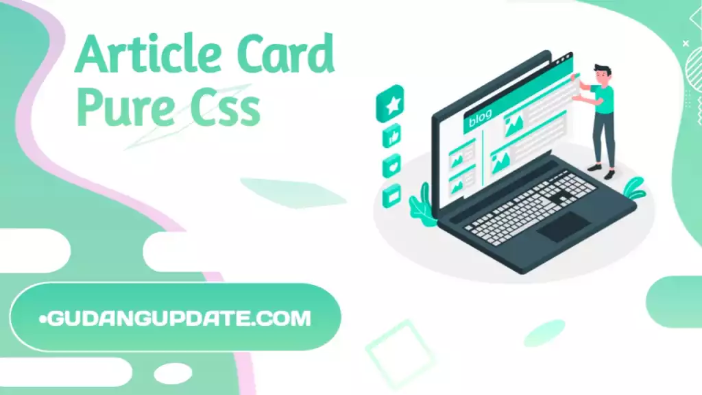 How to make an article card or blog post pure css