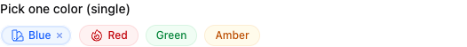 Single select