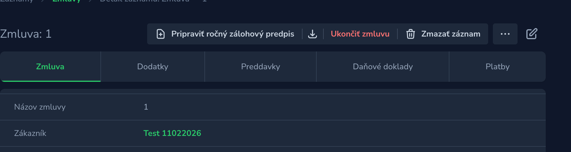 The detail in the dark theme