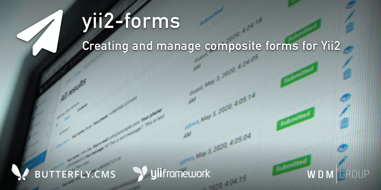 Yii2 Composite Forms