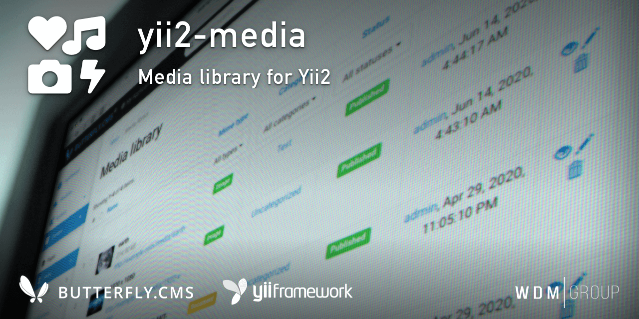 Yii2 Media