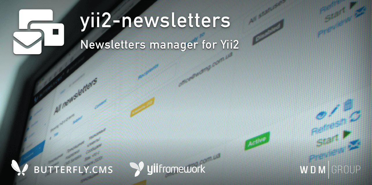 Yii2 Newsletters