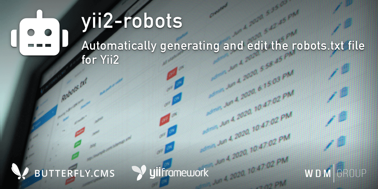 Yii2 Robots.txt