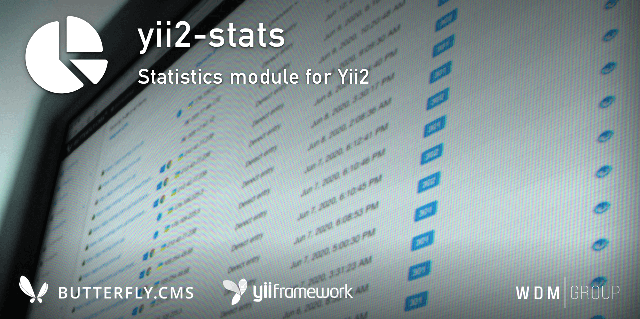 Yii2 Stats