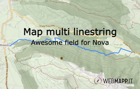 Map Multi Linestring, awesome resource field for Nova