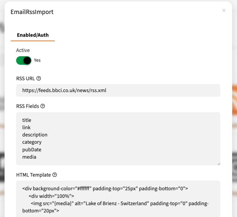 Plugin Configuration