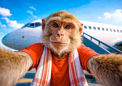 Monkey selfie