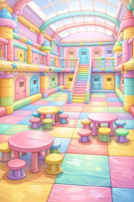 Pastel playground