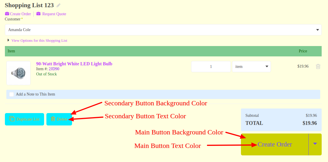 Button Colors Example