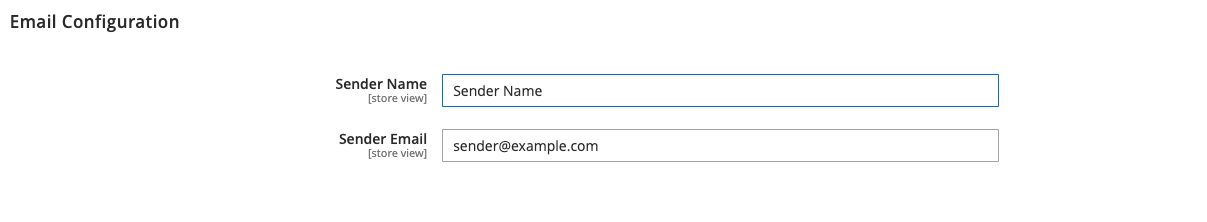 EmailConfiguration